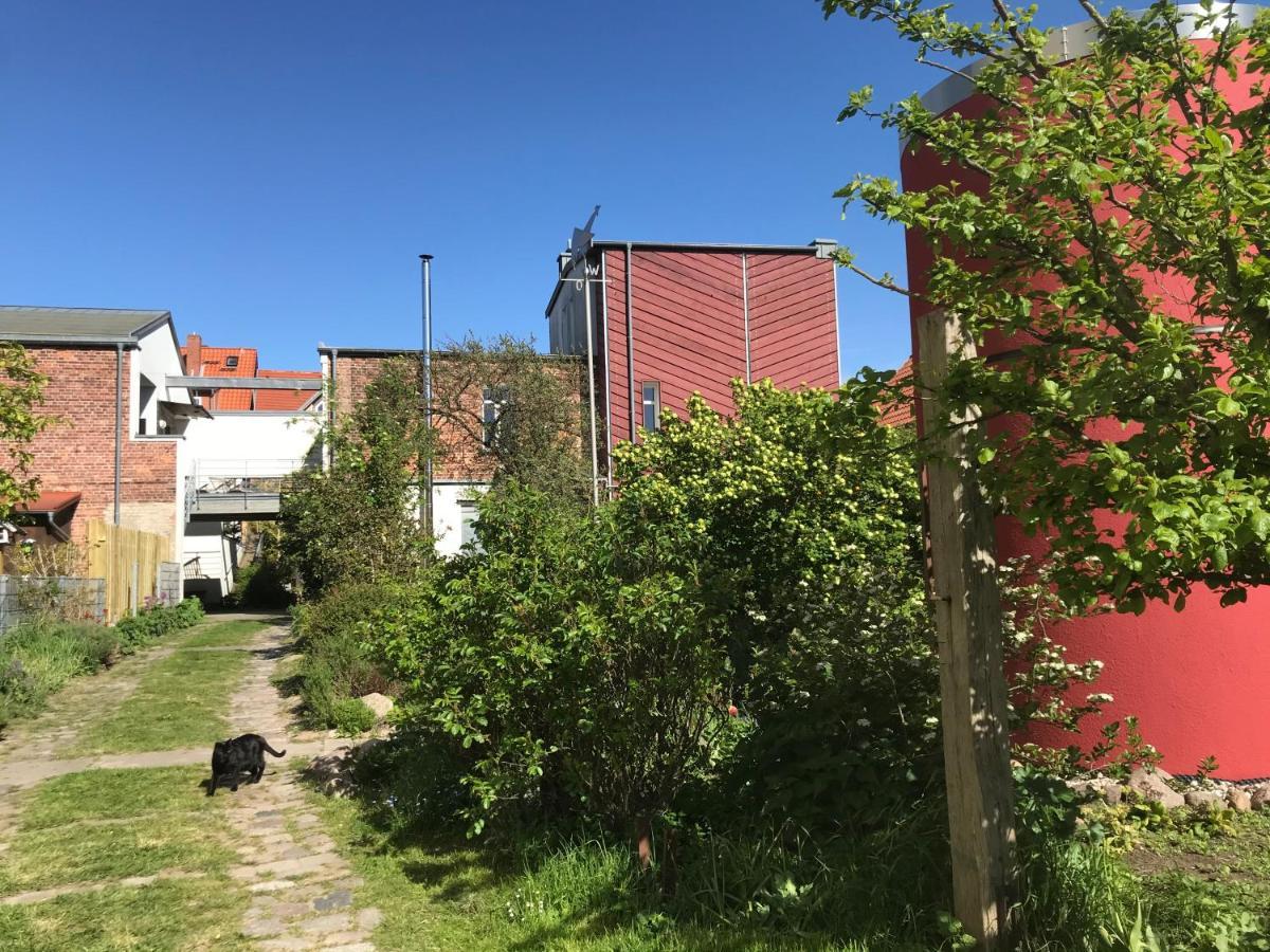 Das Alte Kino In Barth - Das Gartenhaus Bagian luar foto