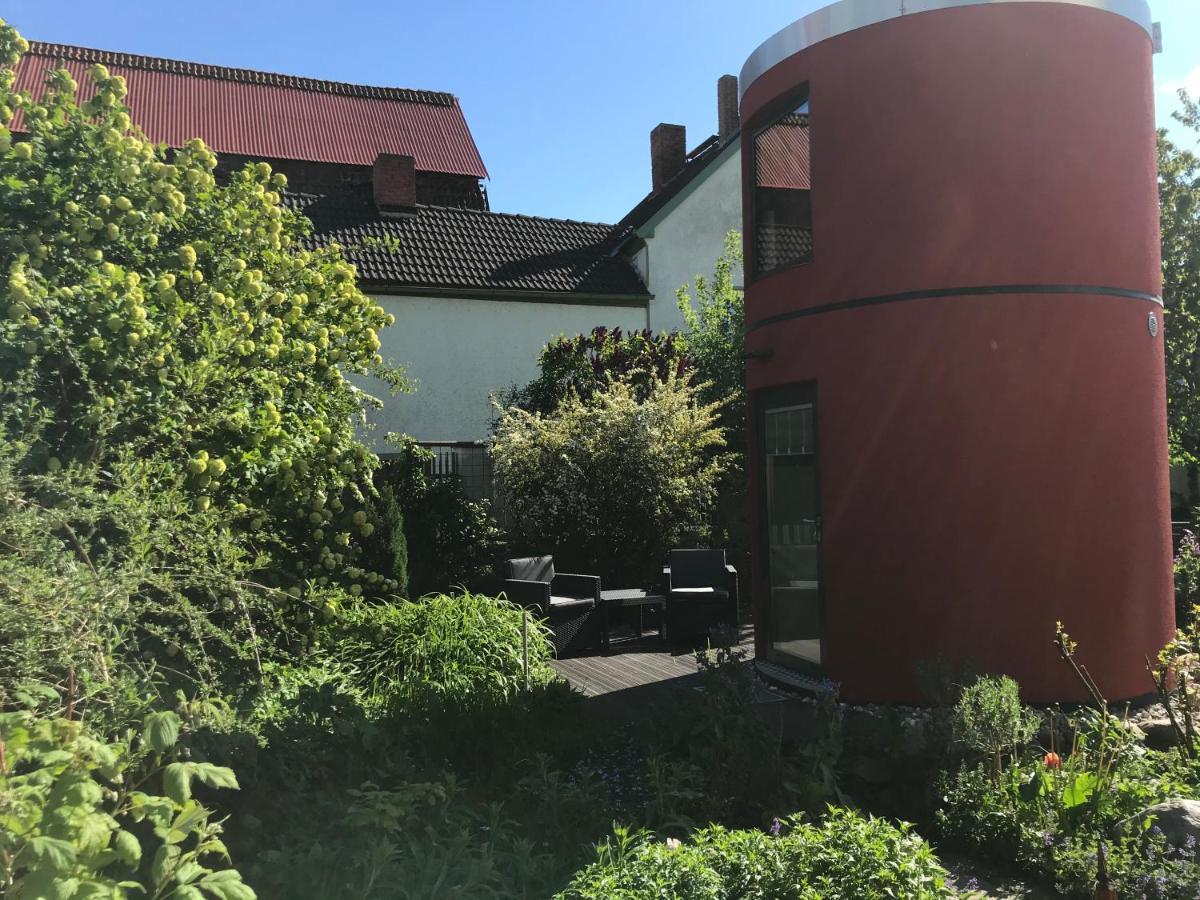 Das Alte Kino In Barth - Das Gartenhaus Bagian luar foto